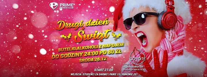 2 Dzień Świąt w Coyote Club!