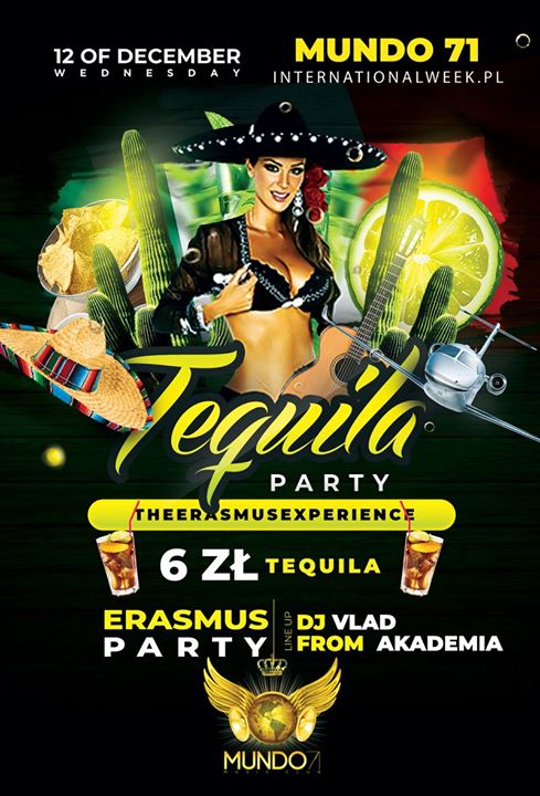 Erasmus Tequila Wednesday at Mundo 71