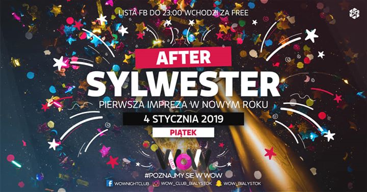 ✦✦ After Sylwester ✦ Lista FB ✦ WoW Club Lipowa 19/21 4.01 ✦✦