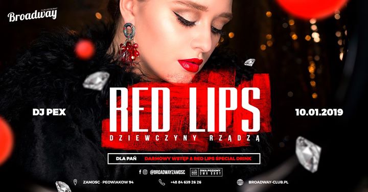 Red Lips Dziewczyny Rządzą @DJ PEX 10.01 czwartek