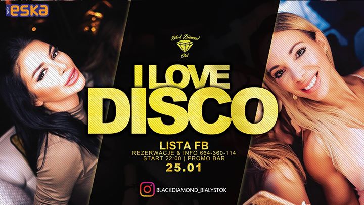 Piątek •●●• I Love Disco •●●• Lista Fb Free • ●●• OPEN DRINK BAR