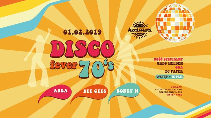 Disco Fever 70's - Lista FB Free do 23:00