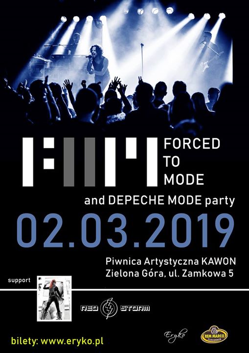 Forced To Mode / Red Storm / Depeche Mode black day party