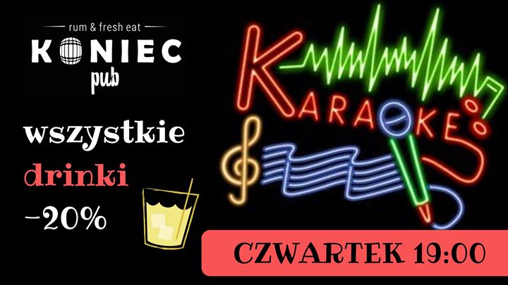 W Końcu karaoke | -20% na drinki