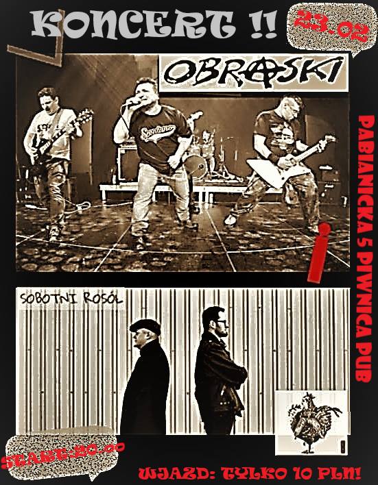 Koncert w Piwnicy -> Obraski na Sobotnim Rosole