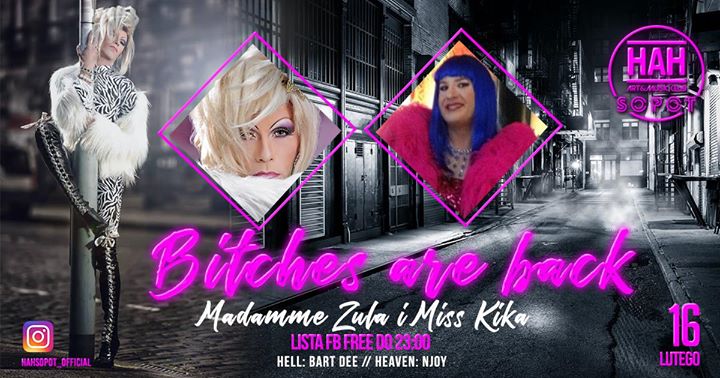 DQ Madamme ZULA & MISS KIKA // Lista Fb Free Do 23:00