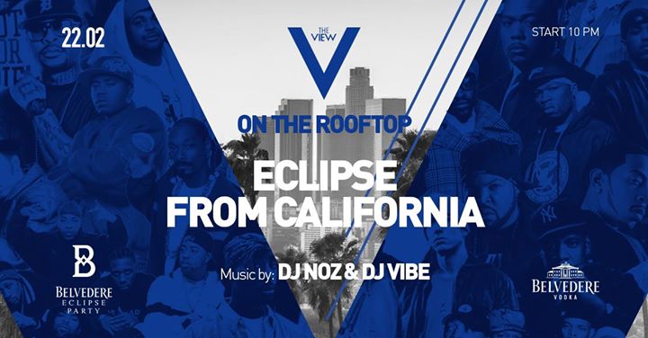 Rooftop: Eclipse from California with Belvedere Vodka