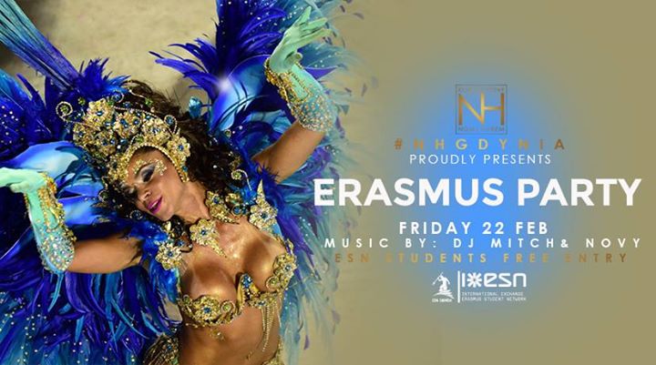 Erasmus PARTY - ESN PARTY - Lista FB wstęp free do 22.00