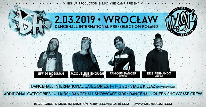 Dancehall International Poland Pre-Selections + Afterparty