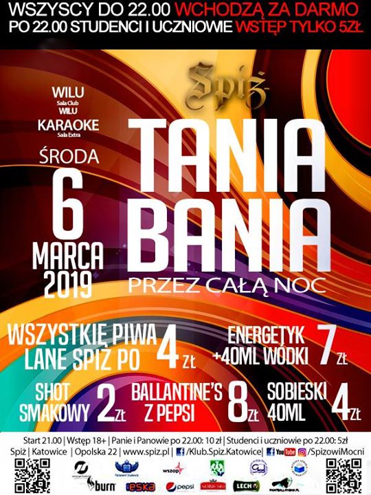 Tania Bania - środa 6 marca 2019