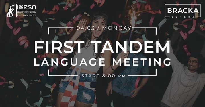 First Tandem Language Meeting x ESN Kraków United x B4