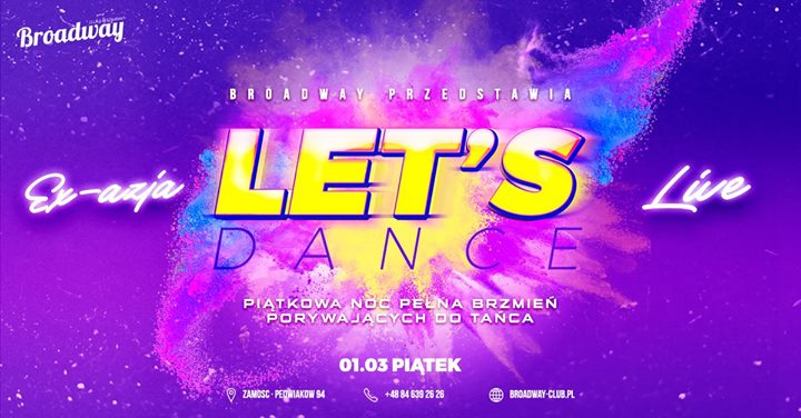 01.03 ★ piątek ★ Let's Dance Porywamy do tańca