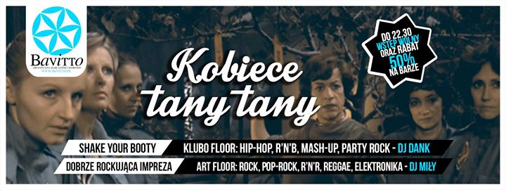 ★ Kobiece Tany Tany ★ 50% Bar do 22.30 ★