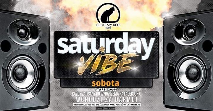 Saturday Vibe :: 9.03 / Lista Fb wstęp FREE!