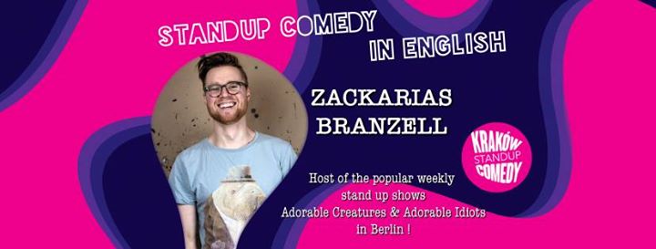 Standup Comedy in English - Headliner Show - Zackarias Branzell