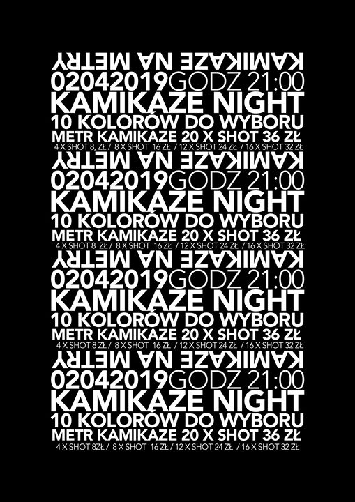 Kamikaze Night - Kamikaze na metry