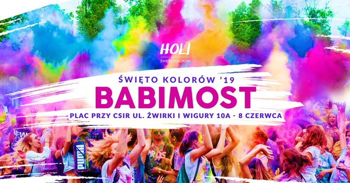 Holi Festival Święto Kolorów w Babimoście - oficjalna trasa