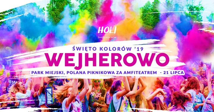 Holi Festival Święto Kolorów w Wejherowo - oficjalna trasa