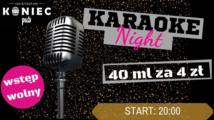 Karaoke Night | 40 ml za 4 zł