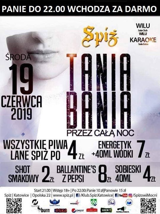 Tania Bania - środa 19 czerwca 2019