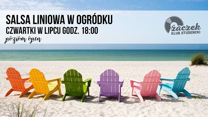 Wakacyjna Salsa liniowa w ogródku Żaczka