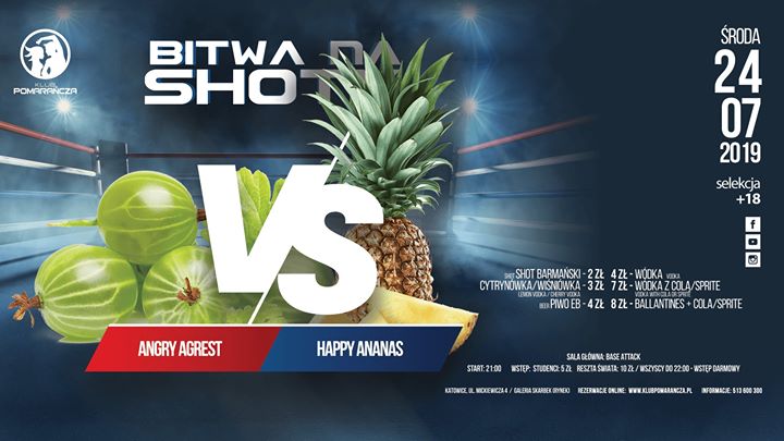 Bitwa na shoty! Angry Agrest vs. Happy Ananas // Wybierz swojego