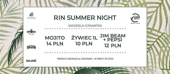 RIN Summer Night // 29.08.2019 // RIN music club