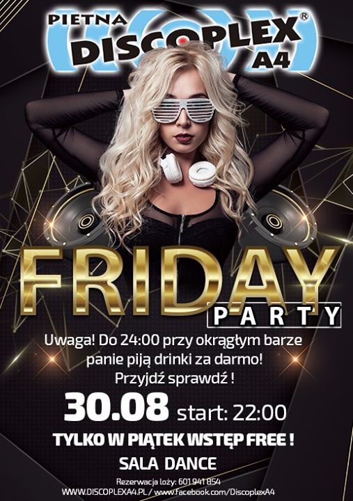 Friday Party w Discoplex A4