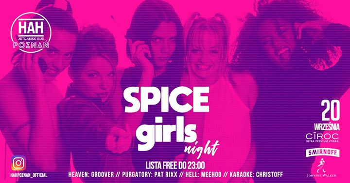 SPICE GIRLS NIGHT // Lista Free Do 23:00