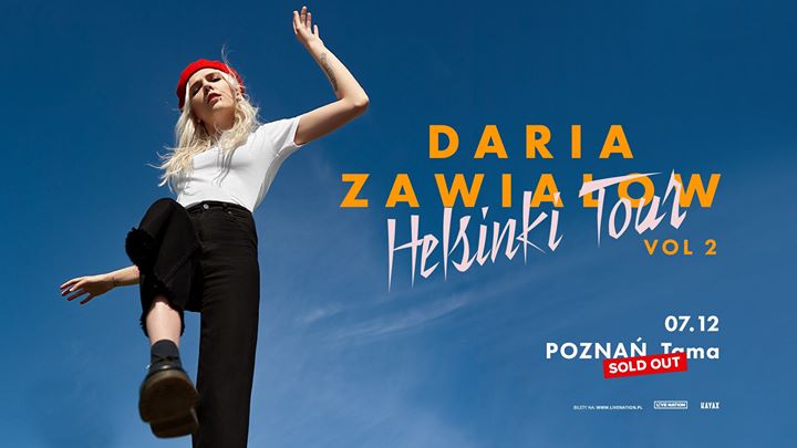 SOLD OUT! Daria Zawiałow Official Event, Tama, 7.12.2019