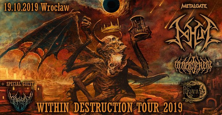 Within Destruction tour 2019 - Wrocław(PL) 19.10.2019