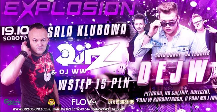Koncert Dejw, sala klubowa Dj Quiz !