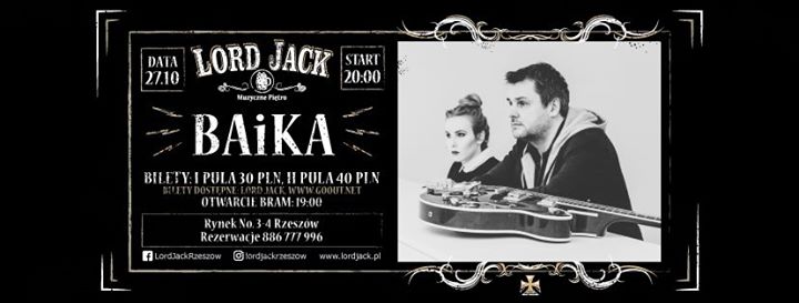Koncert BAiKA w Lord Jack Rzeszów