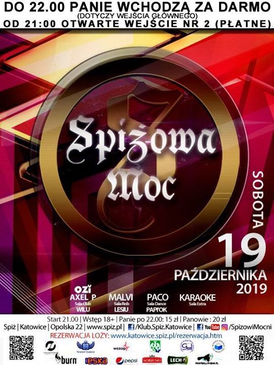 Spiżowa Moc - sobota 19 października 2019
