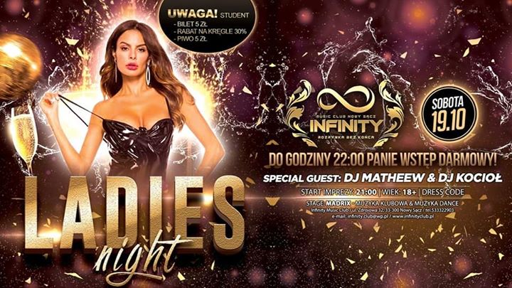 Ladies Night w Infinity Music Club Nowy Sącz