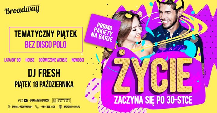 18.10 ★ pt ★ Życie zaczyna się po 30-stce ★ DJ Fresh