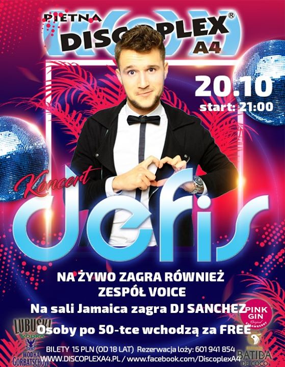 Defis na żywo w A4