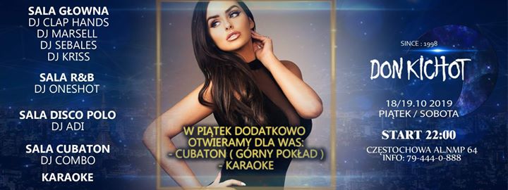 Albo Grubo Albo Wcale - Piątek & Sobota 18/19.10 Start 22:00
