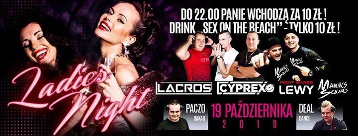 ✰ Ladies Night ✰ Speed Club 19/10/19