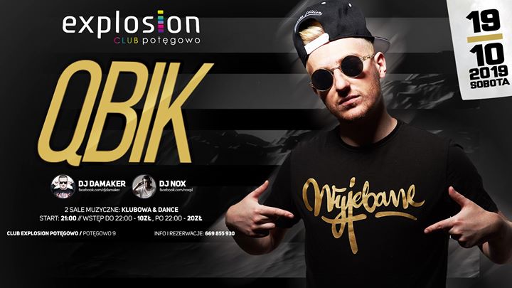 ☆ QBIK ☆ Koncert ☆ 19.10.2019 ☆ Explosion Club Potęgowo