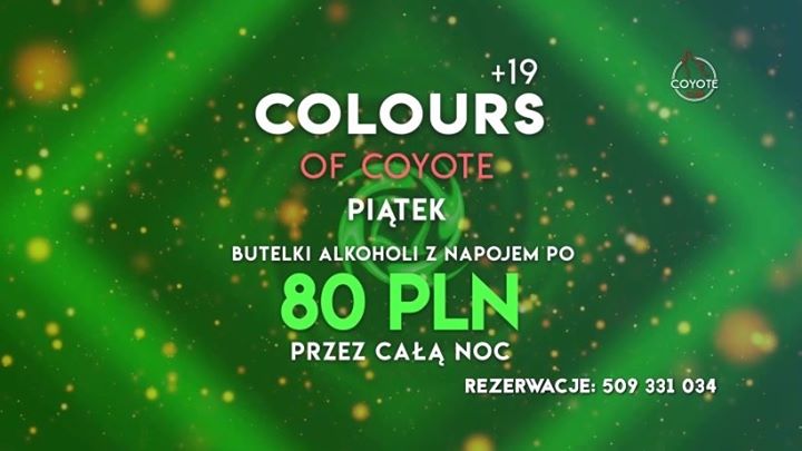Colours of Coyote!