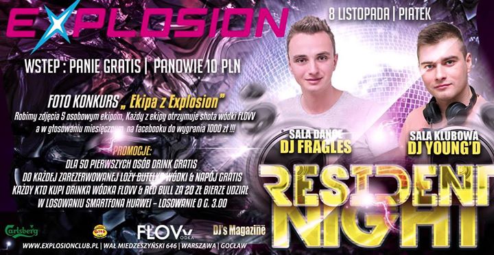 Resident Night Dj Fragles & Dj Young'D