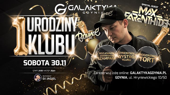 ★ 1 Urodziny Galaktyki! ★ Sobota 30.11 ★ Galaktyka Gdynia