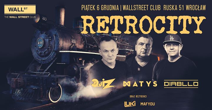 Retrocity ! Mikołajki w rytmie Retro ! Matys & Quiz & Diabllo !