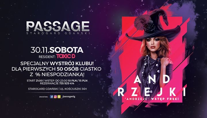 ★ Andrzejki 2k19 ★ Ostatnie Epickie Party Tej Jesieni! ★
