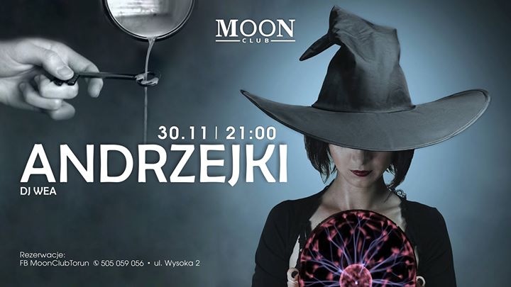 Moon Club: Andrzejki 2019 l 30.11 l Lista Fb do 23:00 Free
