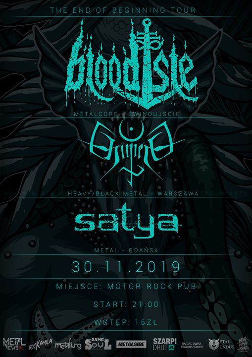 START 21:00! Bloodisle // Satya // Chimera
