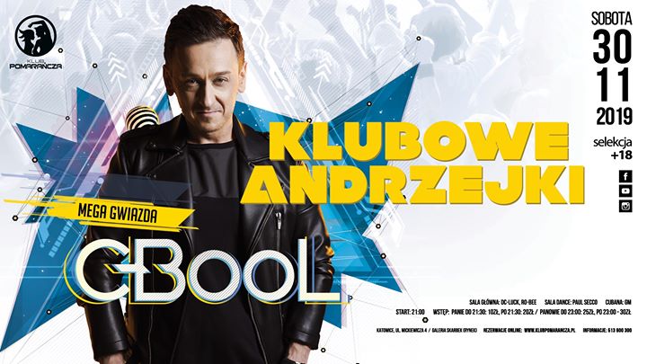 Klubowe Andrzejki / C-BooL ✪ Sob. 30.11