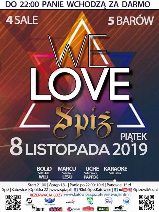 We Love Spiż - piątek 8 listopada 2019