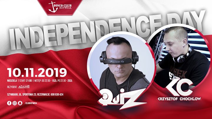 ★ DJ Quiz & KC ★ Niedziela 10.11 ★ Kotwica Szymbark